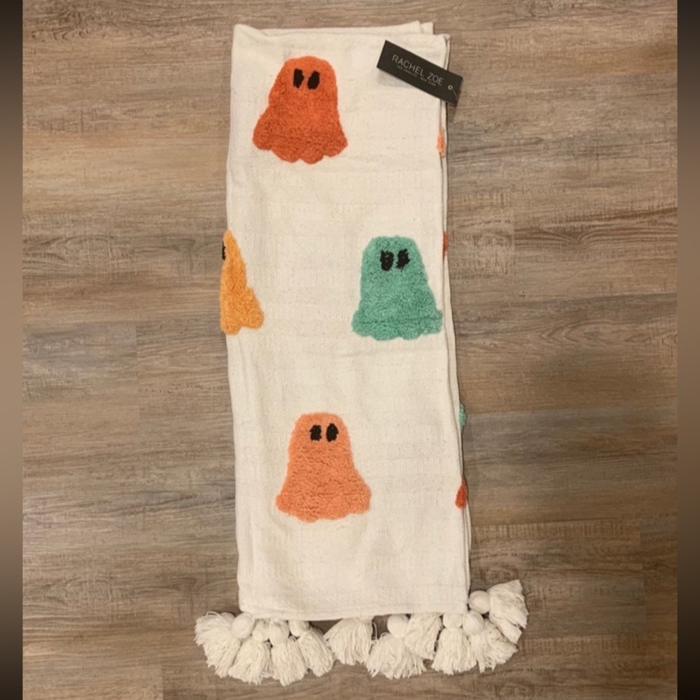 NWT Rachel Zoe multi color ghost throw